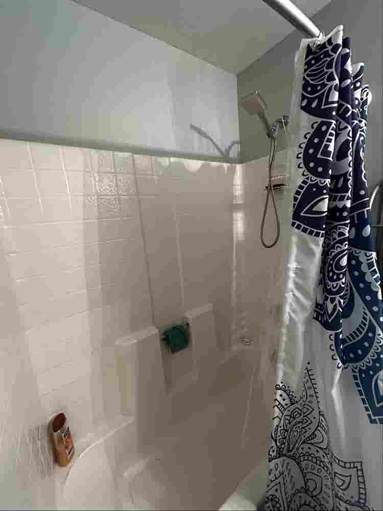Guest bedroom with guest bathroom