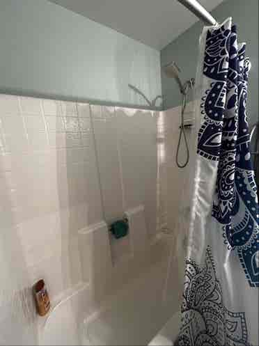 Guest bedroom with guest bathroom