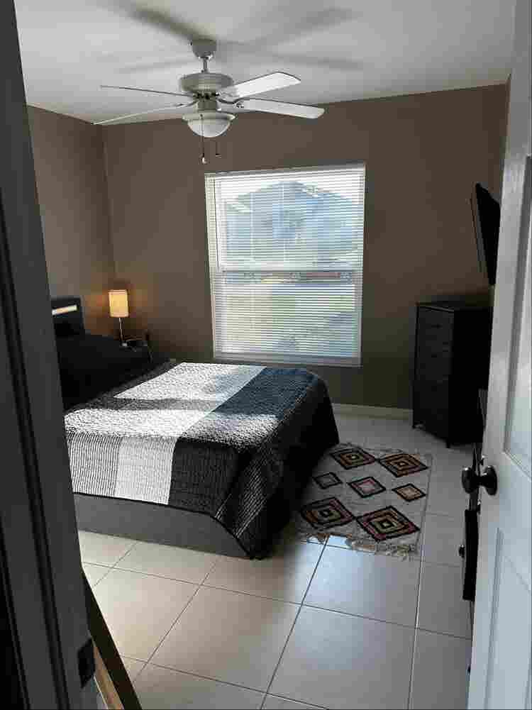 Guest bedroom with guest bathroom