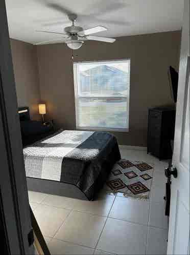 Guest bedroom with guest bathroom