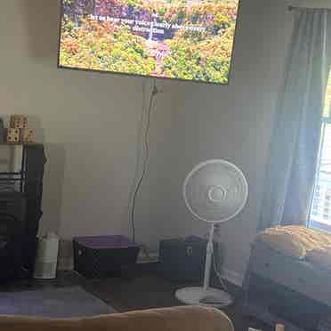 One bedroom with shared amenities