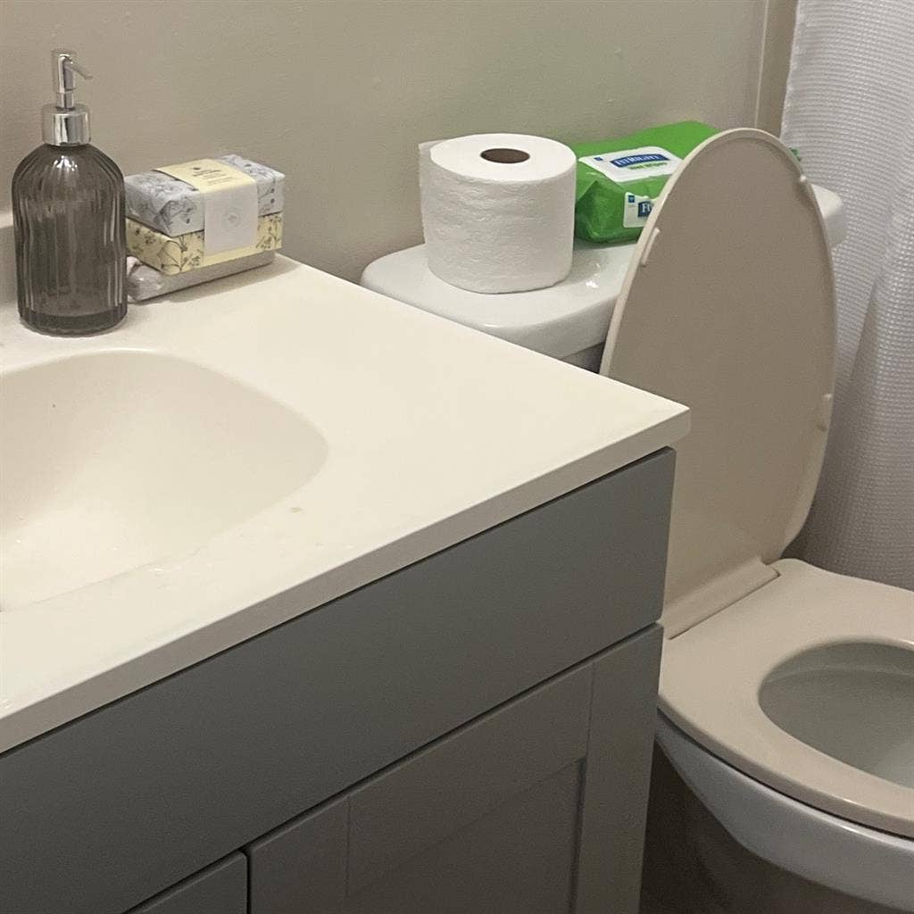 One bedroom with shared amenities