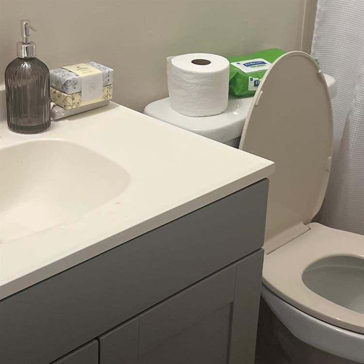 One bedroom with shared amenities