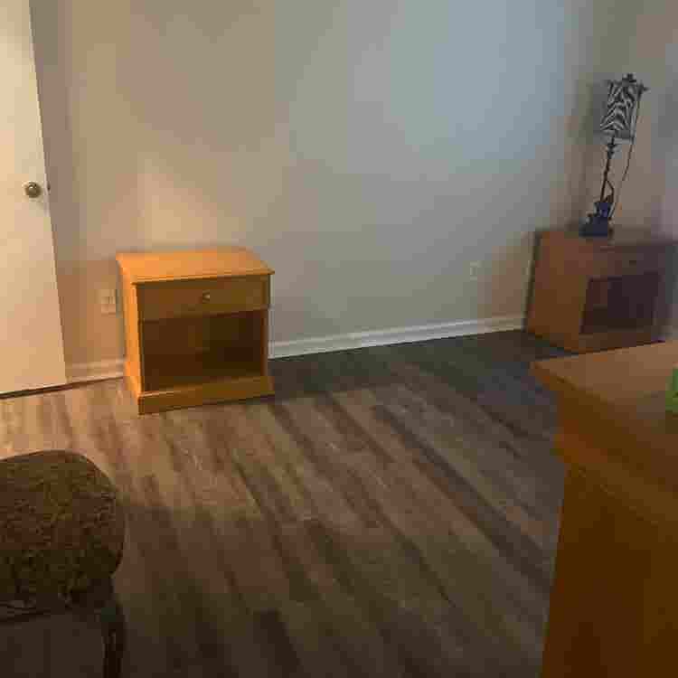 One bedroom with shared amenities