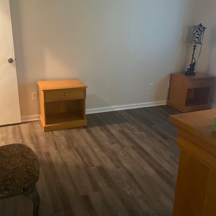 One bedroom with shared amenities