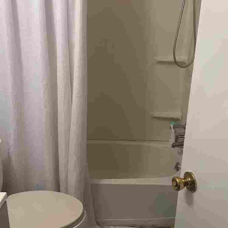 One bedroom with shared amenities