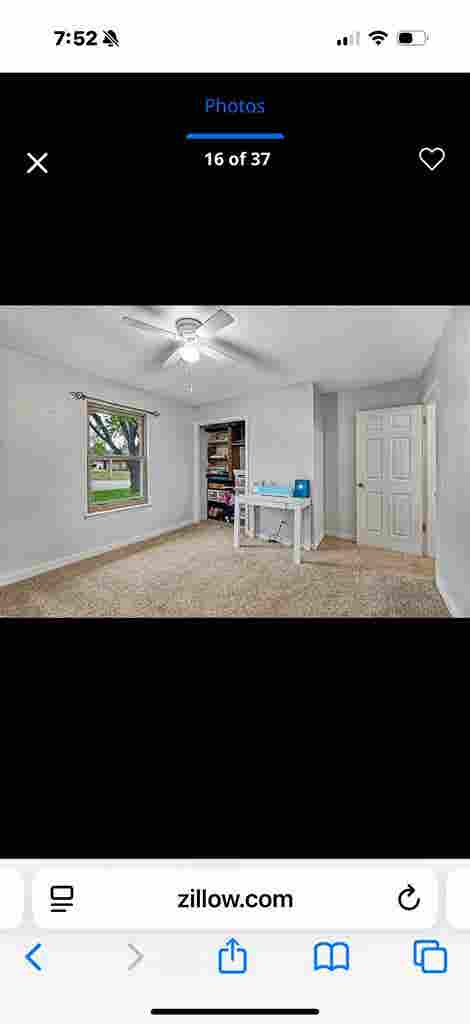 The room is very spacious.