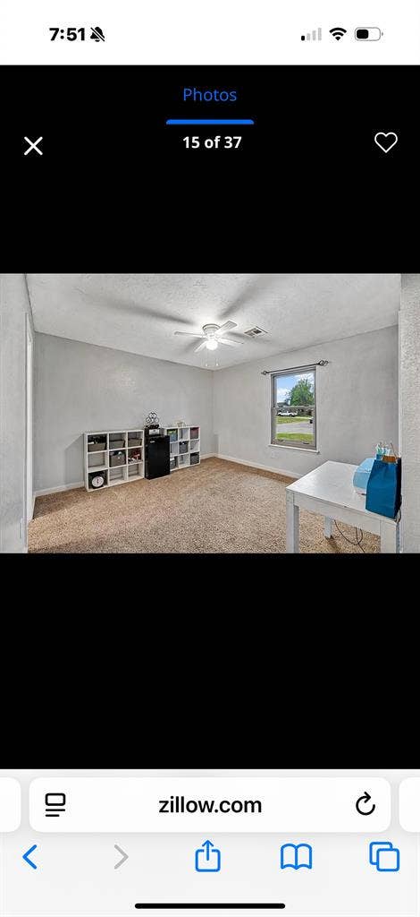 The room is very spacious.