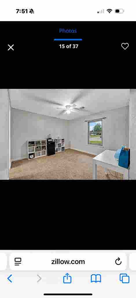 The room is very spacious.