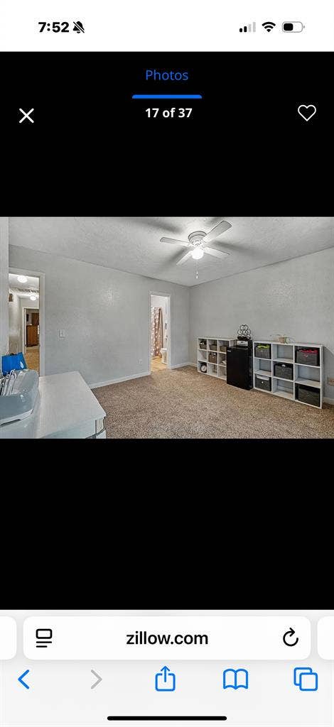 The room is very spacious.