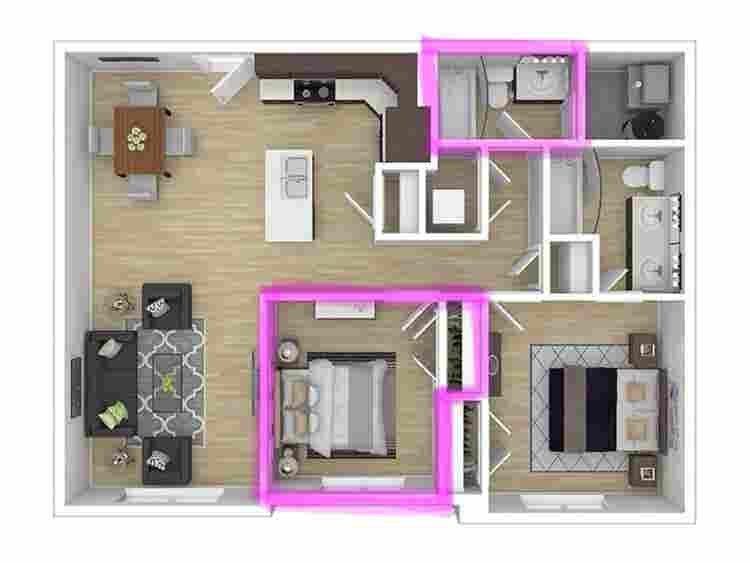 Private Bed&Full Bath for Rent