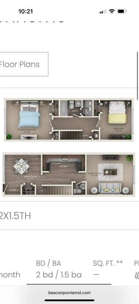 Room in townhouse for rent