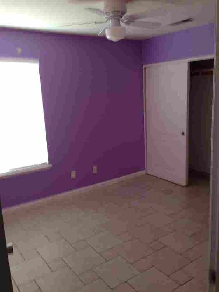 tile floors, vaulted ceilings