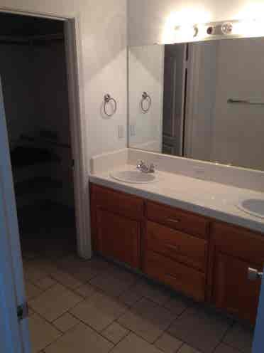 tile floors, vaulted ceilings