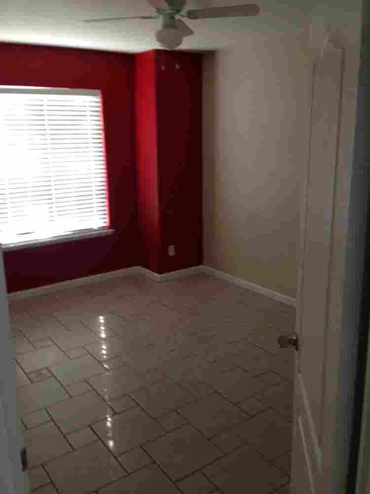tile floors, vaulted ceilings