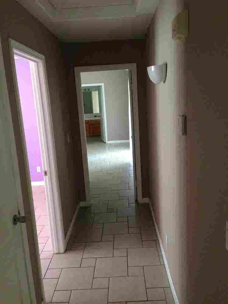 tile floors, vaulted ceilings