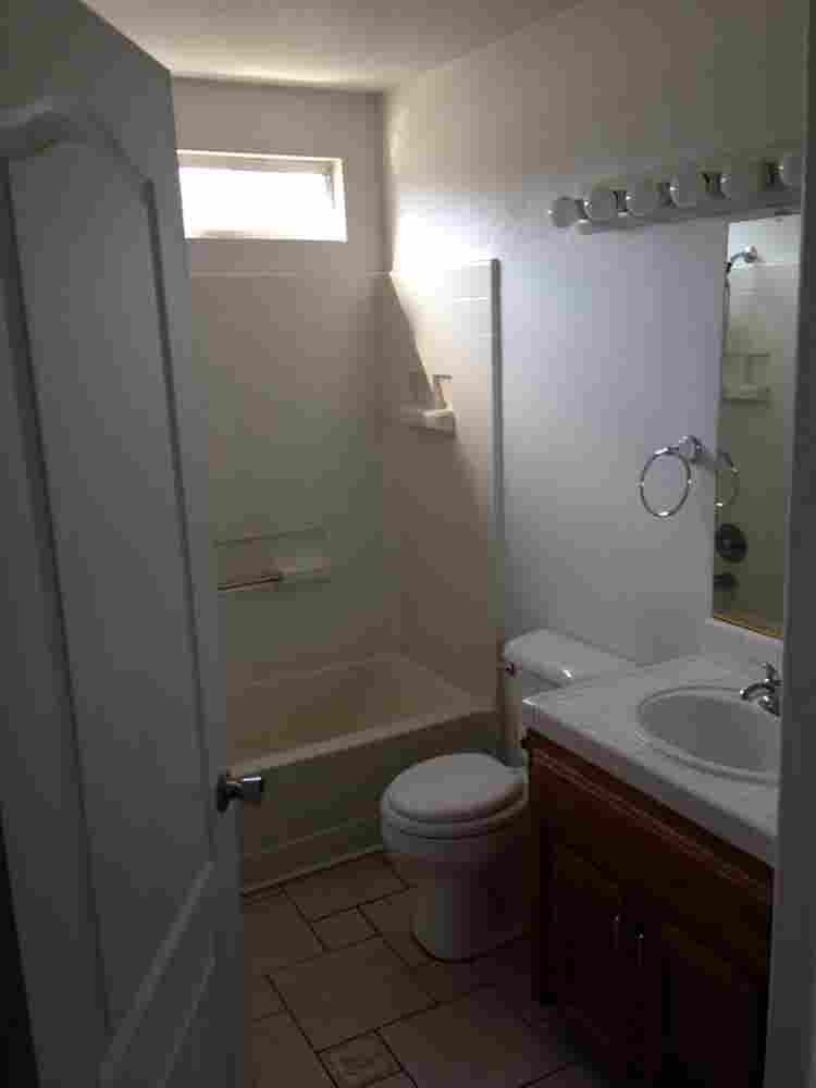 tile floors, vaulted ceilings