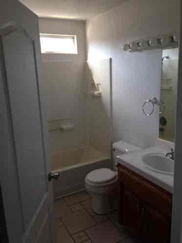 tile floors, vaulted ceilings