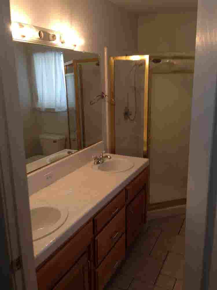 tile floors, vaulted ceilings