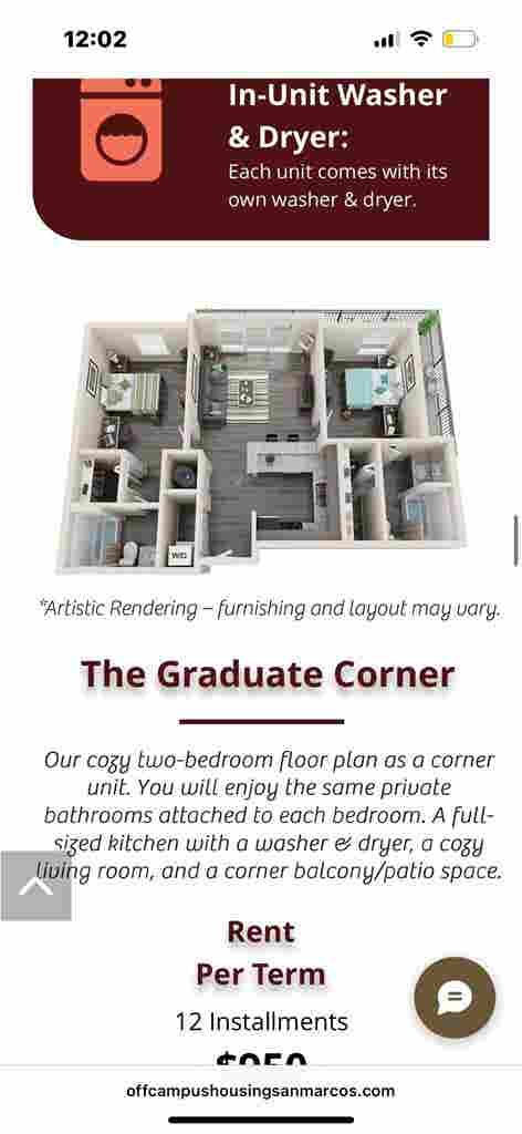 Looking to sublease an apartment