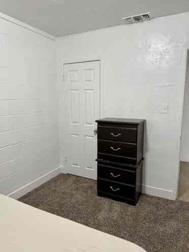 1 room furnished and other 
1 not.