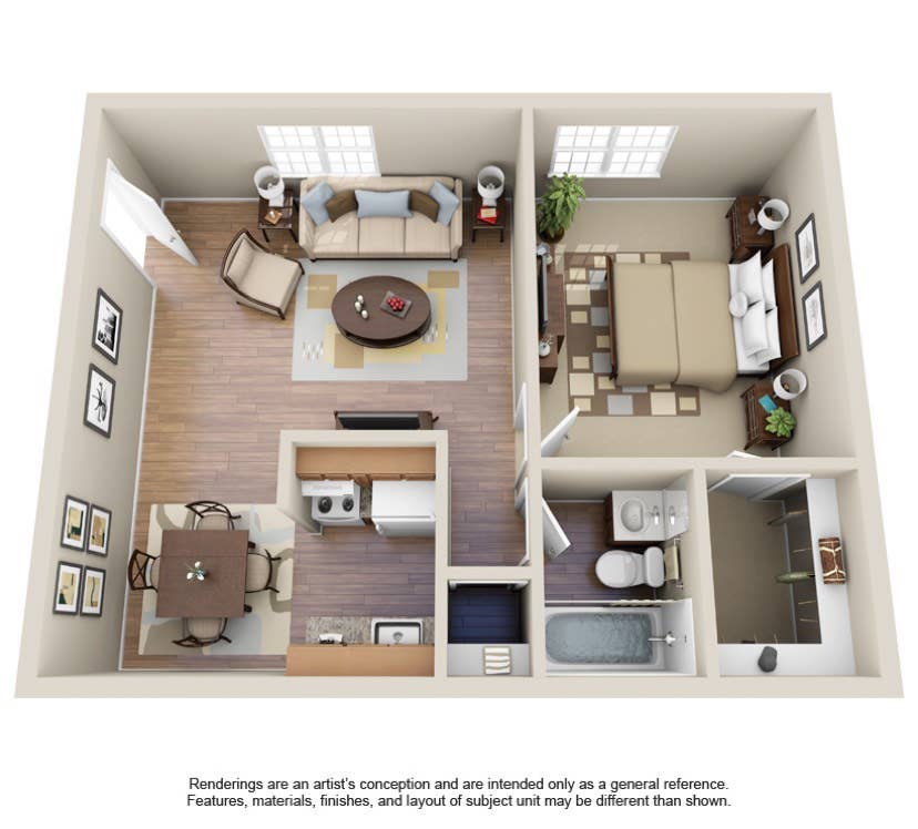 Subleasing 1 bedroom apartment