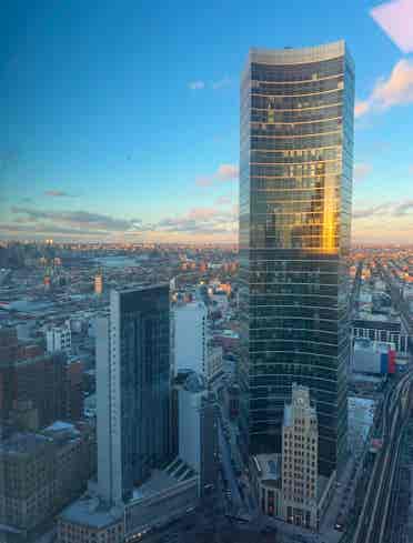 Luxury Penthouse Room 
skyline views