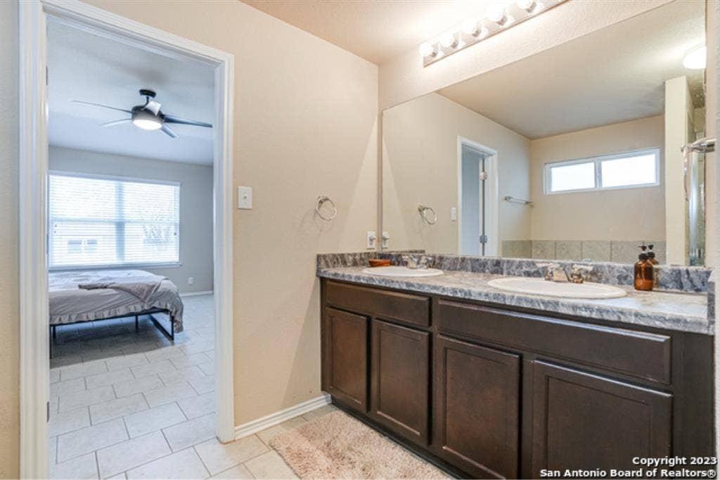 Primary bedroom! Private bathroom