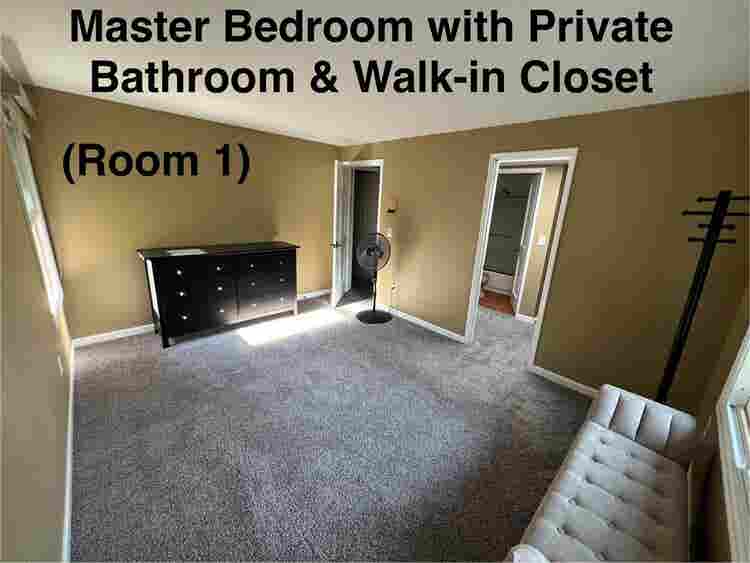 Master Bed/Bath + Office Available!