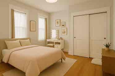 2BR with backyard, balcony+ storage