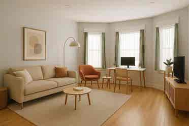 2BR with backyard, balcony+ storage