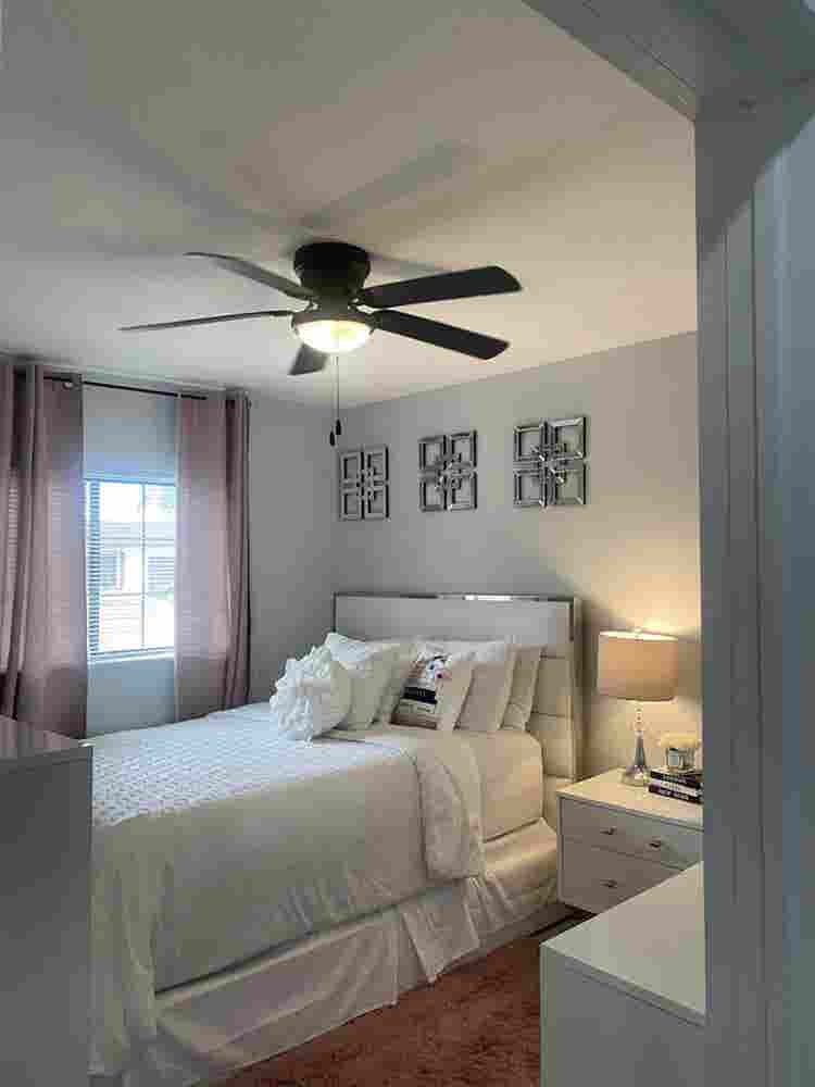 Private bedroom shared bathroom