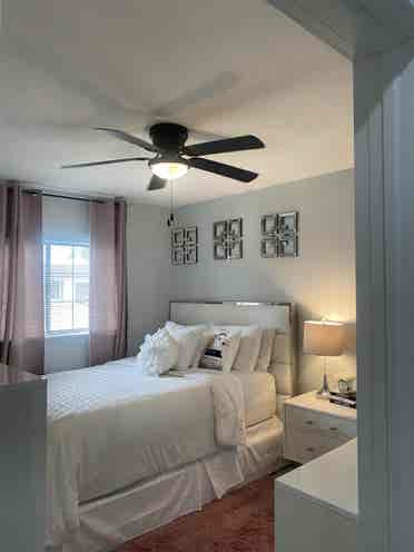 Private bedroom shared bathroom
