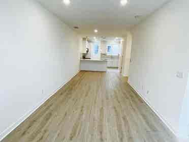 New room with at tech bathroom