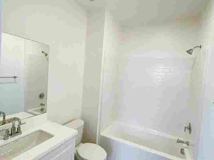 New room with attached 
bathroom