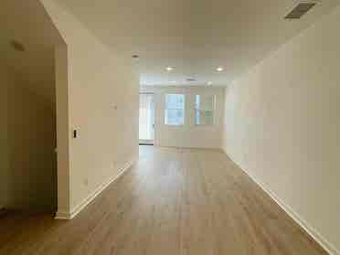 New room with at tech bathroom