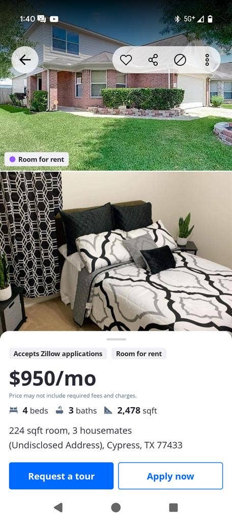 Room/Bth for Rent – Fully Furnished