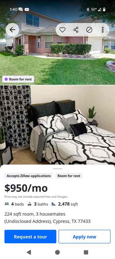 Room/Bth for Rent – Fully Furnished