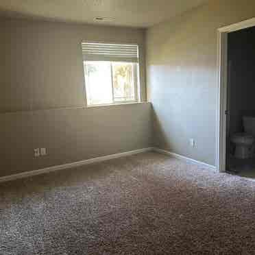 Basement bedroom with full bath