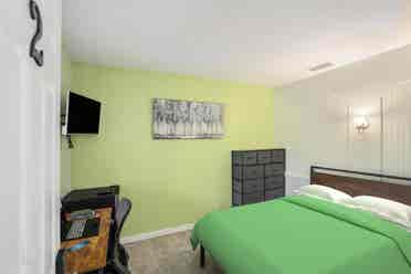 Furnished, large private rooms