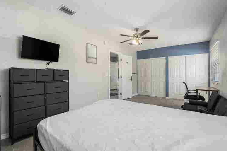 Furnished, large private rooms
