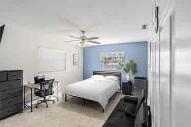 Furnished, large private rooms