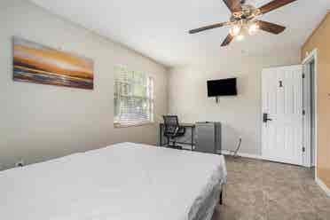 Furnished, large private rooms