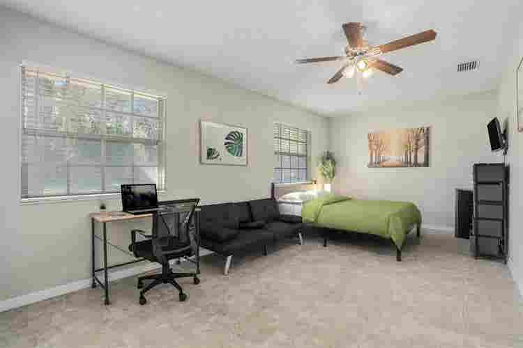 Furnished, large private rooms