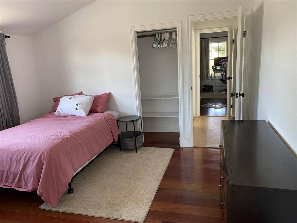 A spacious, sunny single bedroom