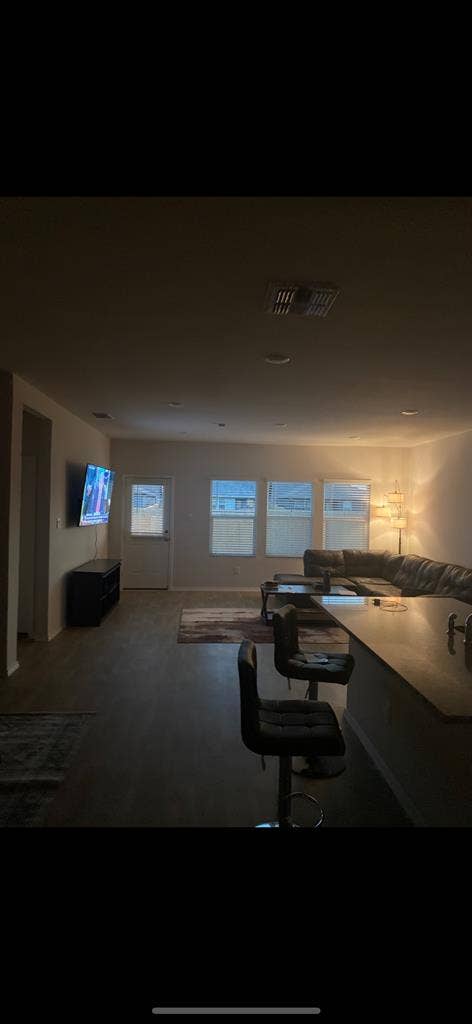 Private bedroom and restroom