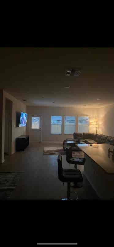 Private bedroom and restroom