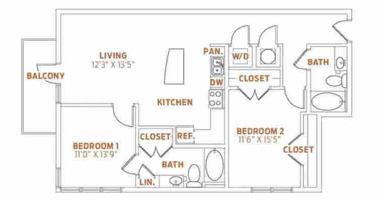 Luxury 2BR Lease Takeover