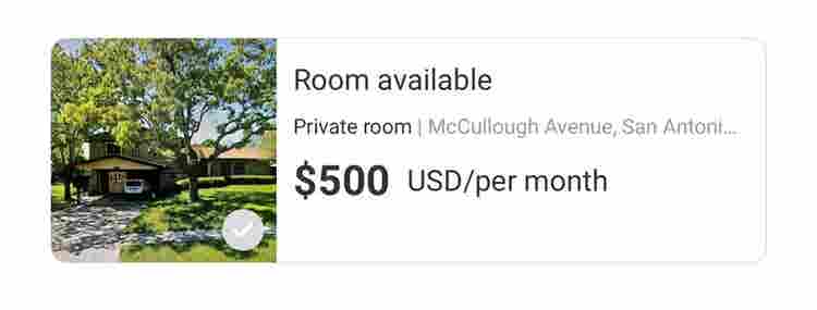Room available