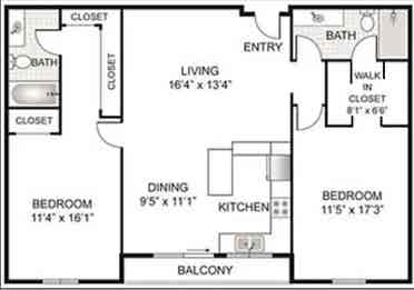 Master bedroom with private bath
